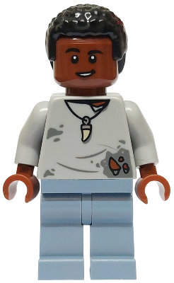 Darius Bowman - Light Bluish Gray Torn Shirt, Sand Blue Legs (jw119)