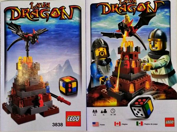 3838 Lava Dragon (Certified) LEGO Games