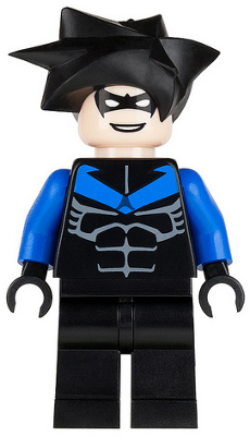 Nightwing - Blue Arms and Chest Symbol (bat015)