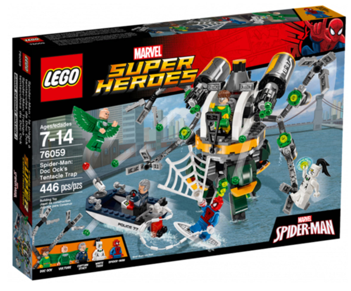 76059-C Spider-Man: Doc Ock's Tentacle Trap (Certified) LEGO Spider Man