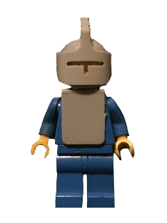 Classic - Yellow Castle Knight Blue Cavalry (cas081a)