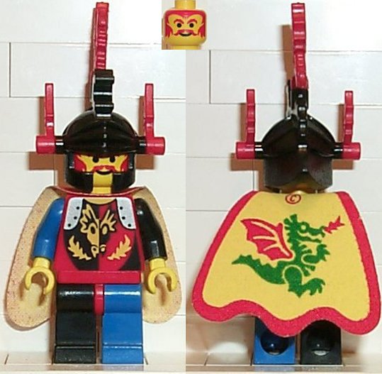 Dragon Knights - Dragon Master, Red Plumes, Dragon Cape (cas219)