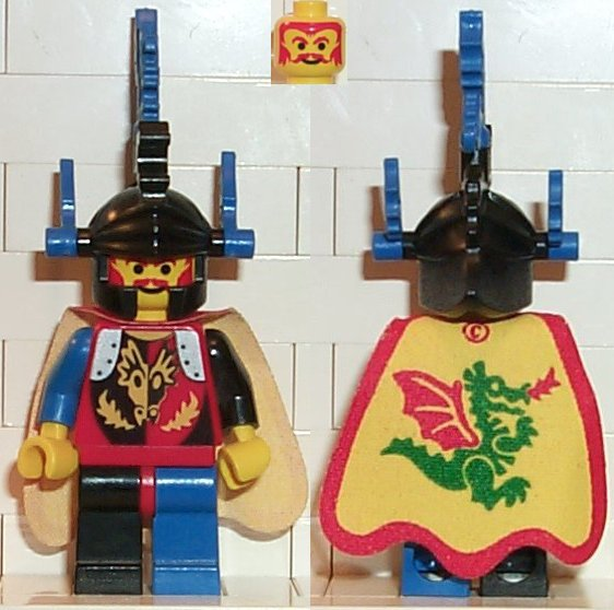 Dragon Knights - Dragon Master, Blue Plumes, Dragon Cape (cas236)