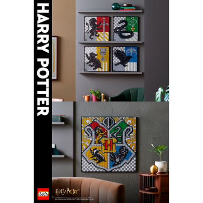 31201 Harry Potter Hogwarts Crests (Retired) LEGO Art
