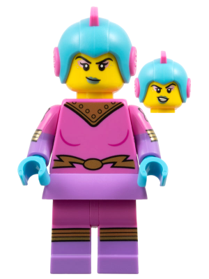 S26 Retro Space Heroine - Series 26 Minifigure (col439)