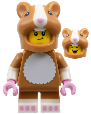 S27 Hamster Costume Fan - Series 27 Minifigure (col449)