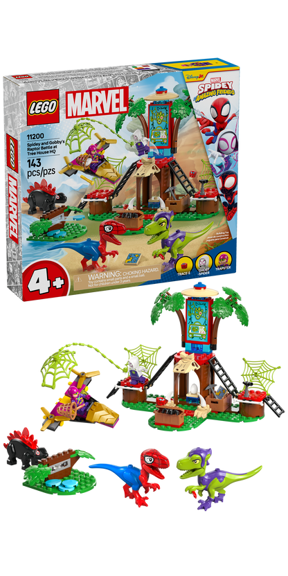11200 Spidey and Gobby's Raptor Battle at Tree House HQ (Retired) LEGO Super Heroes