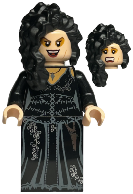 Bellatrix Lestrange - Printed Black Dress (hp092)