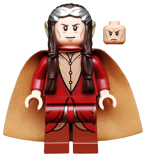 Elrond - Silver Crown, Dark Red Clothing (lor059)