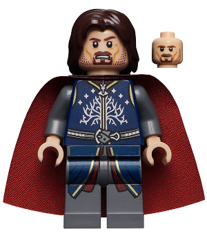 Aragorn - Dark Red and Black Cape (lor066)