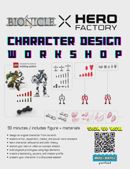 BIONICLE® X Hero Factory® Workshop: Monday, July 20th 10:00am - 11:30am