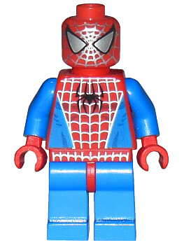 Spider-Man - Blue Arms and Legs, Silver Webbing (spd001)