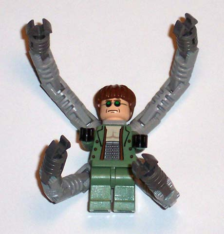 Dr. Octopus (Otto Octavius) / Doc Ock, Sand Green Jacket, Sand Green Legs, Thin Smirk - With Arms (spd026)