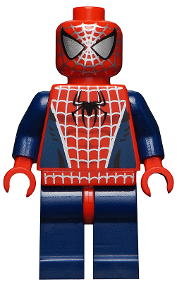 Spider-Man - Dark Blue Arms and Legs, Silver Webbing (spd028)