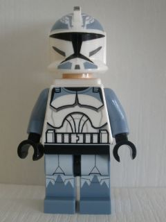 Clone Trooper, 104th Battalion 'Wolfpack' (Phase 1) - Sand Blue Markings, White Jet Pack, Large Eyes (sw0331)
