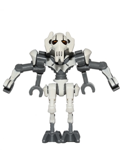 General Grievous - Bent Legs, White Armor (sw0515)