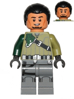 Kanan Jarrus - Black Hair and Eyebrows (sw0577)