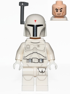 Boba Fett - White, Detailed Pattern (sw0631)