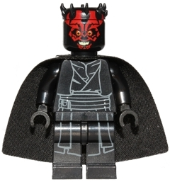 Darth Maul - Horns and Cape, Printed Legs (sw0650)