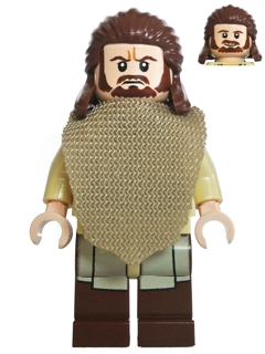 Qui-Gon Jinn - Poncho, Reddish Brown Beard (sw0651)