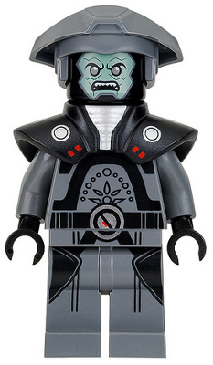 Imperial Inquisitor Fifth Brother - Dark Bluish Gray Uniform (sw0747)