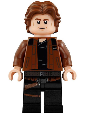 Han Solo, Black Legs with Holster Pattern, Brown Jacket with Black Shoulders (sw0921)