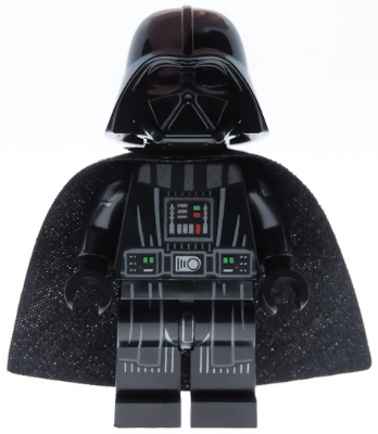 Darth Vader - Printed Arms, Traditional Starched Fabric Cape (sw1112)