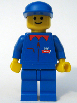 Tine Milk - Blue Torso (Stickers), Blue Legs, Blue Cap (tne001)