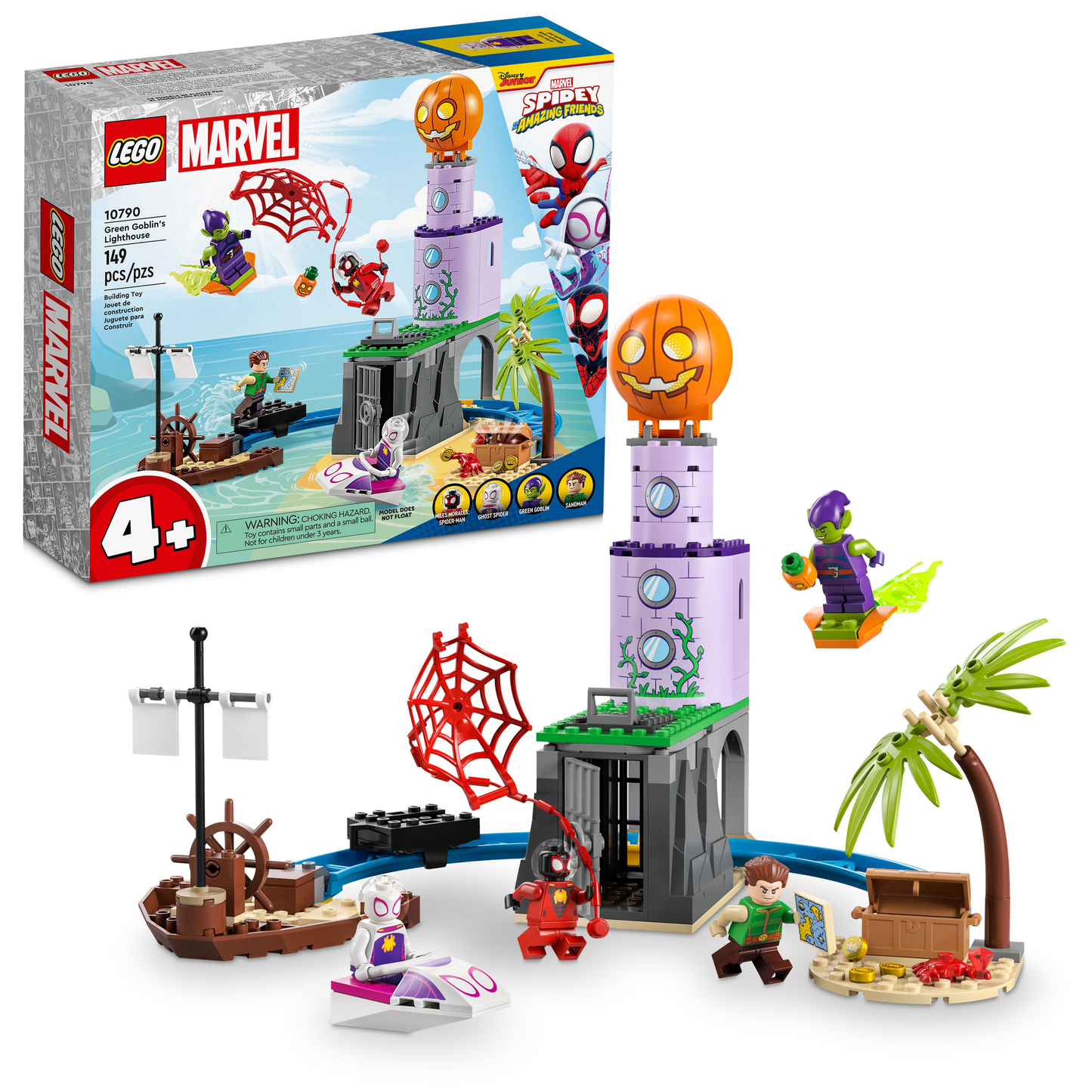 10790 Team Spidey at Green Goblin's Lighthouse (Retired) LEGO DUPLO