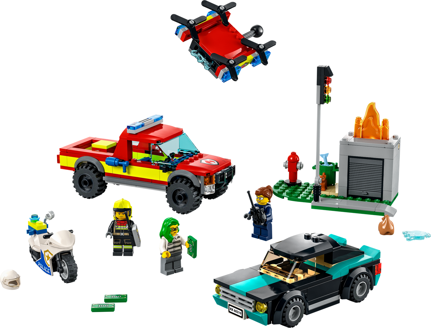 60319 Fire Rescue & Police Chase