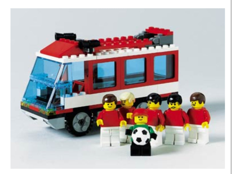 3407 Red Team Bus (Retired) LEGO Sports