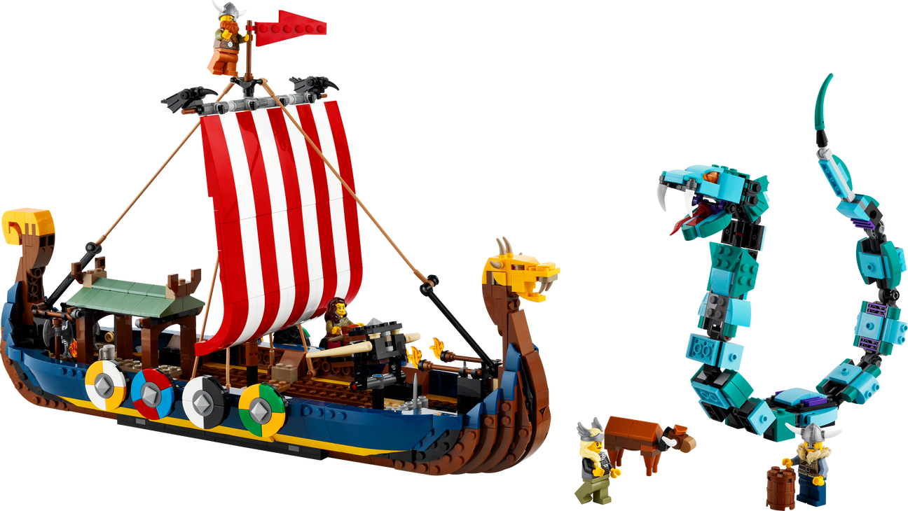 31132 Viking Ship and the Midgard Serpent (Retired) LEGO Creator