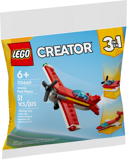 30669 Iconic Red Plane