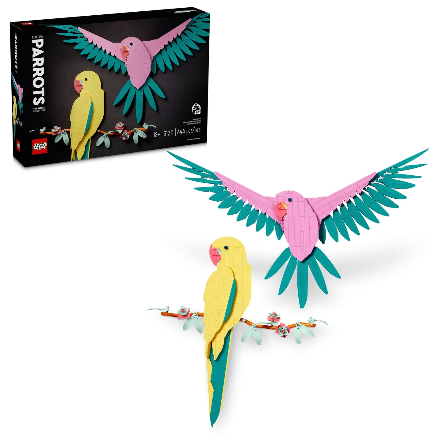 31211 The Fauna Collection - Macaw Parrots