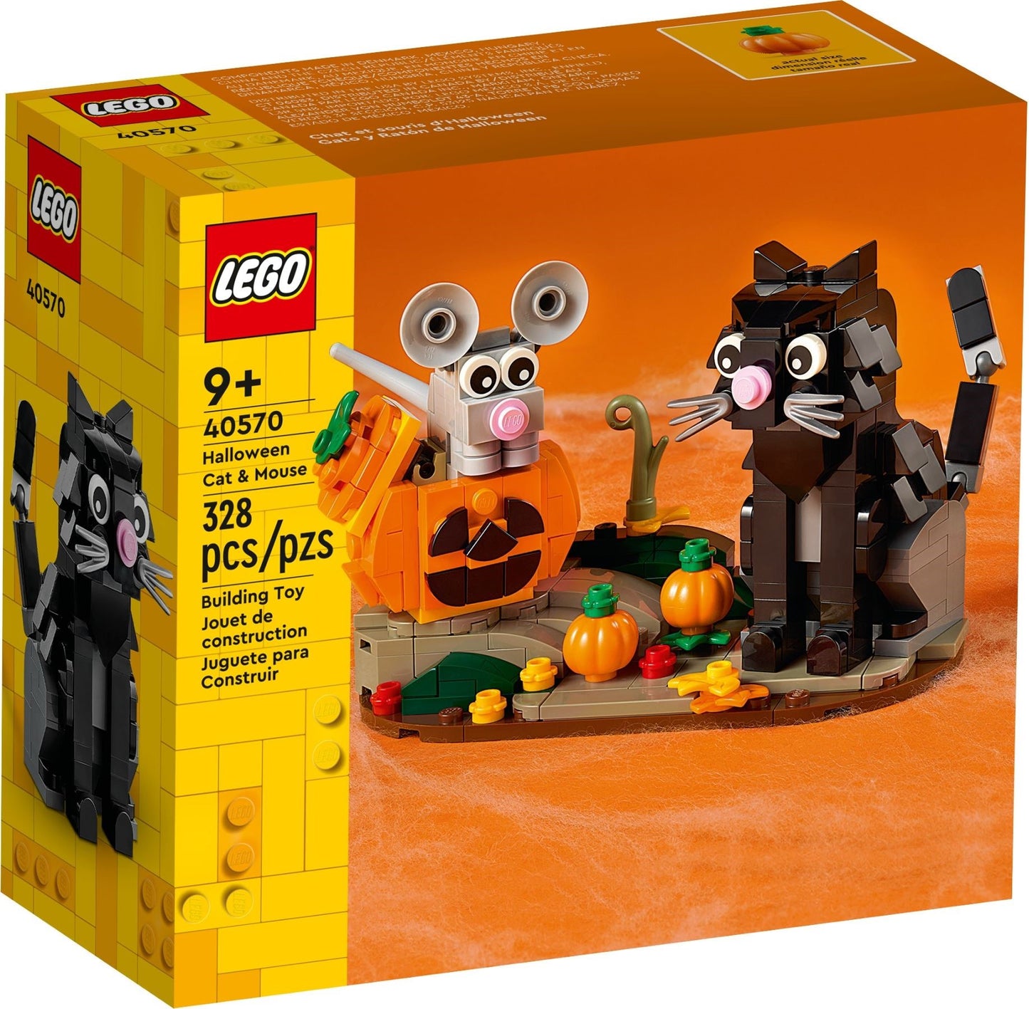 40570 Halloween Cat & Mouse (Retired) LEGO Seasonal