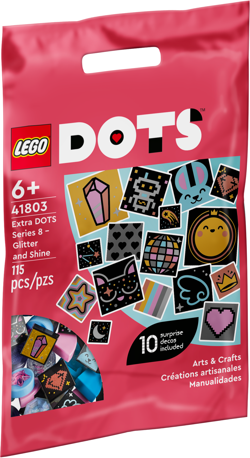 41803 Extra DOTS Series 8 - Glitter and Shine (Retired) LEGO DOTS