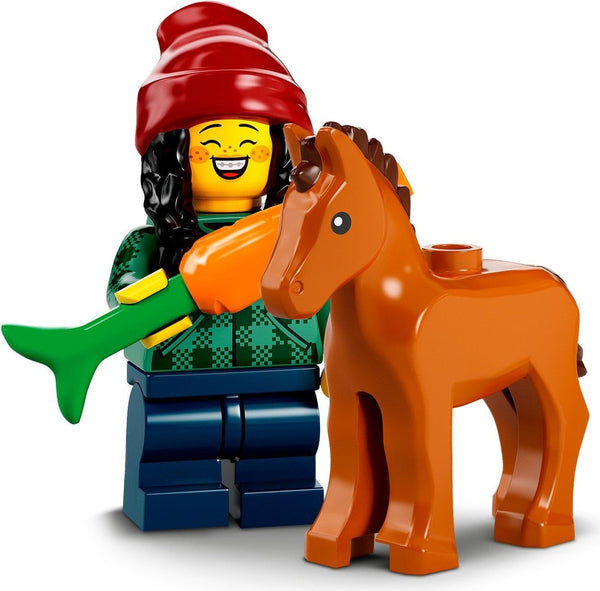 S22 Horse and Groom - Series 22 Minifigure (col390)