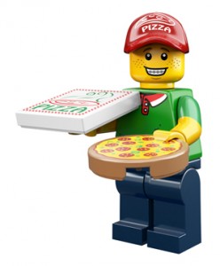 S12 Pizza Delivery Man - Series 12 Minifigure (col189)