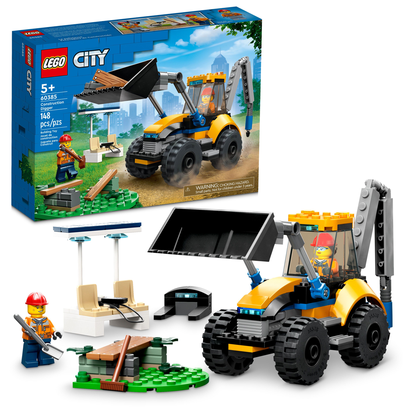 60385 Construction Digger (Retired) LEGO City