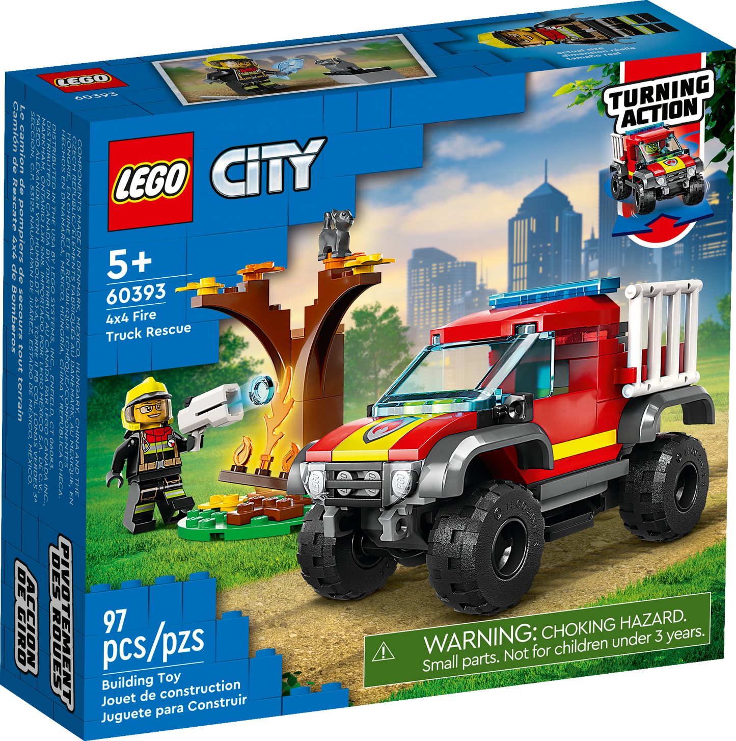 60393 4x4 Fire Truck Rescue (Retired) LEGO City