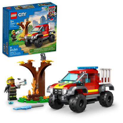 60393 4x4 Fire Truck Rescue (Retired) LEGO City