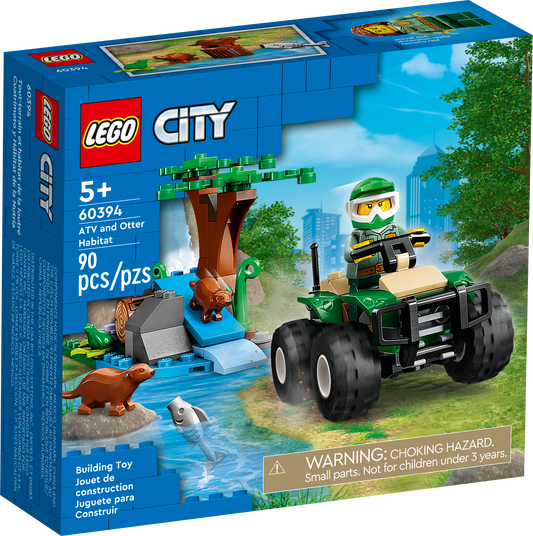 60394 ATV and Otter Habitat (Retired) LEGO City