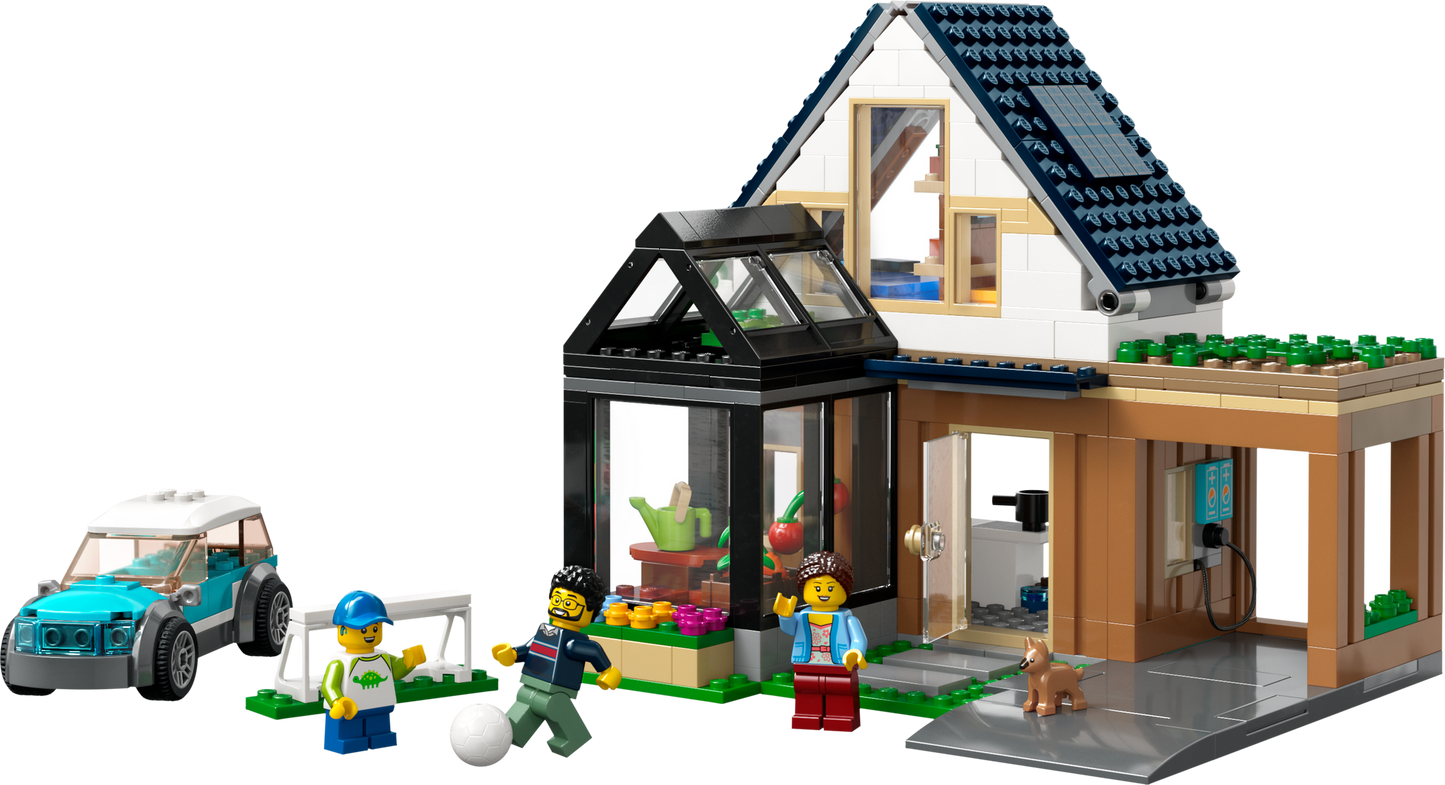 60398 Family House and Electric Car (Retired) LEGO City