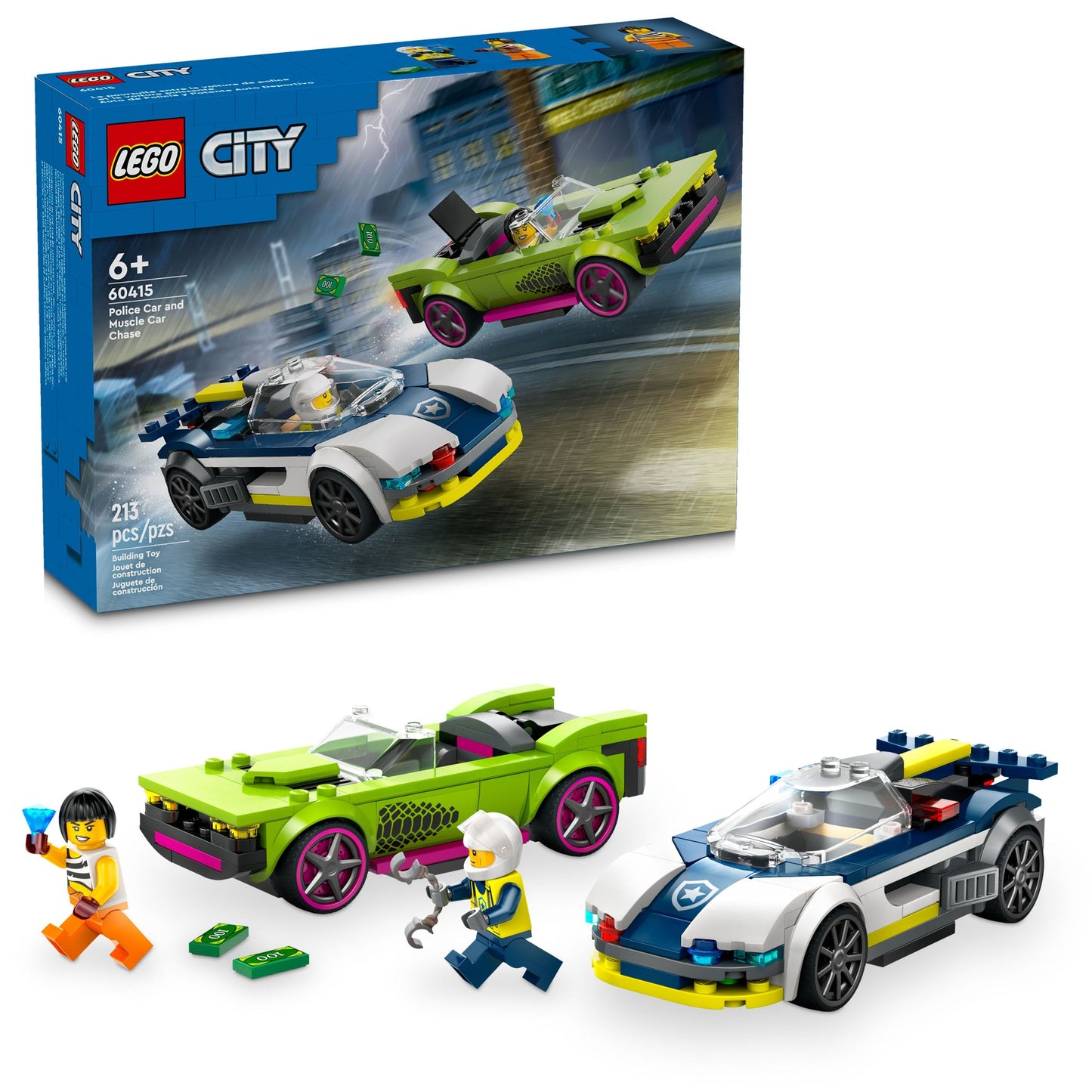 60415 Police Car and Muscle Car Chase