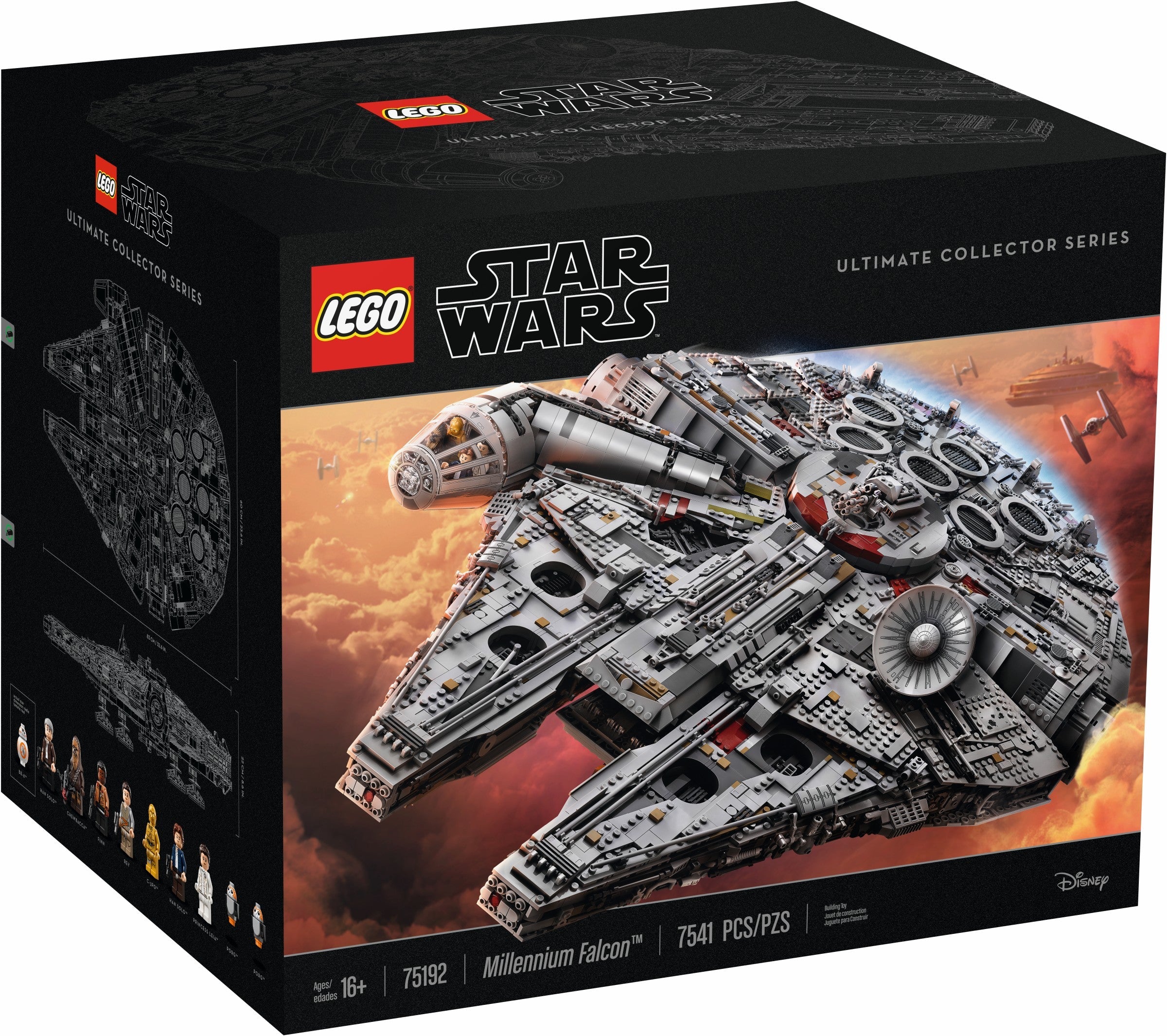 75192 Ultimate Collector s Series Millennium Falcon Retired LEGO Sta Bricks Minifigs Portland