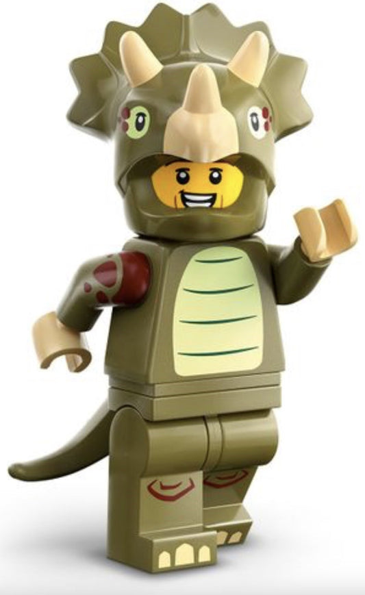 S25 Triceratops Costume Fan - Series 25 Minifigure (col431)
