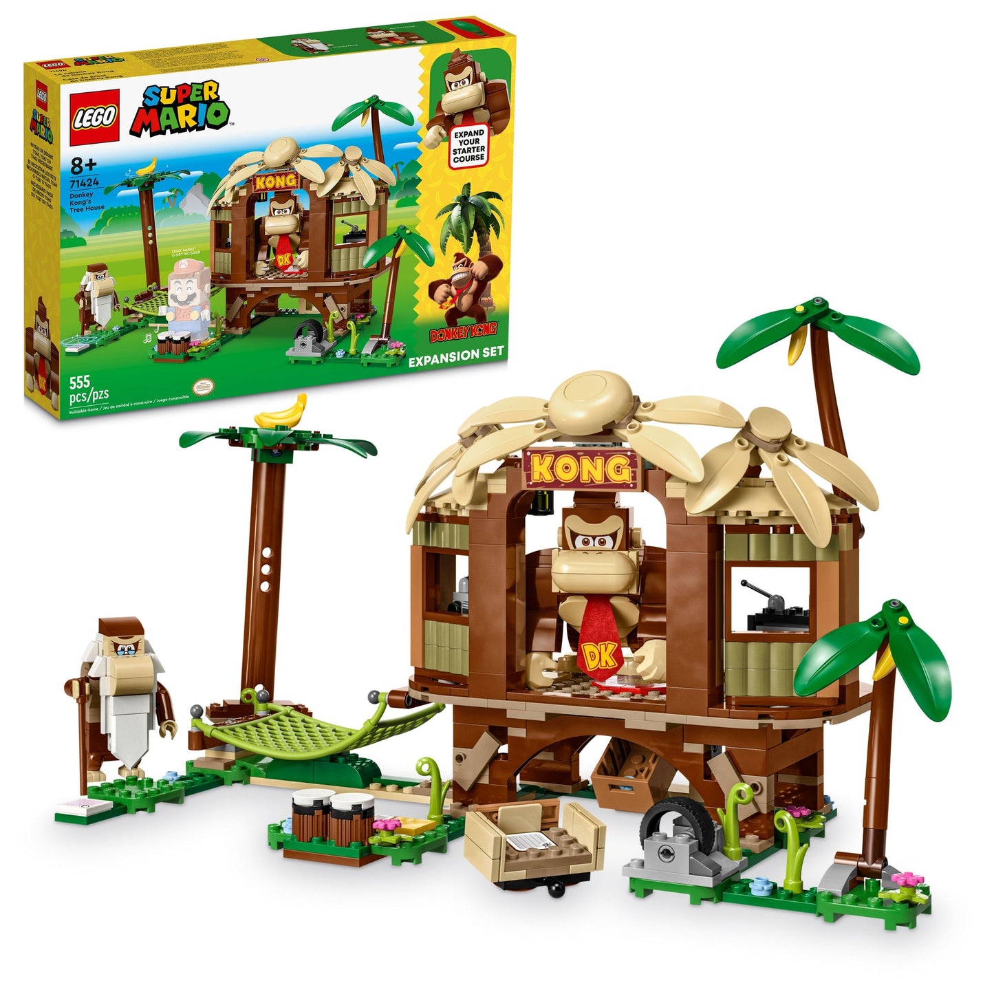 71424 Donkey Kong's Tree House Expansion Set