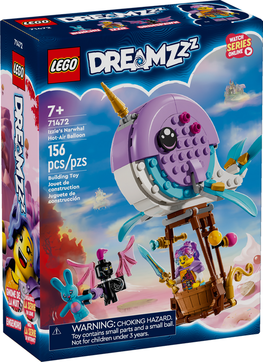 71472 Izzie's Narwhal Hot-Air Balloon