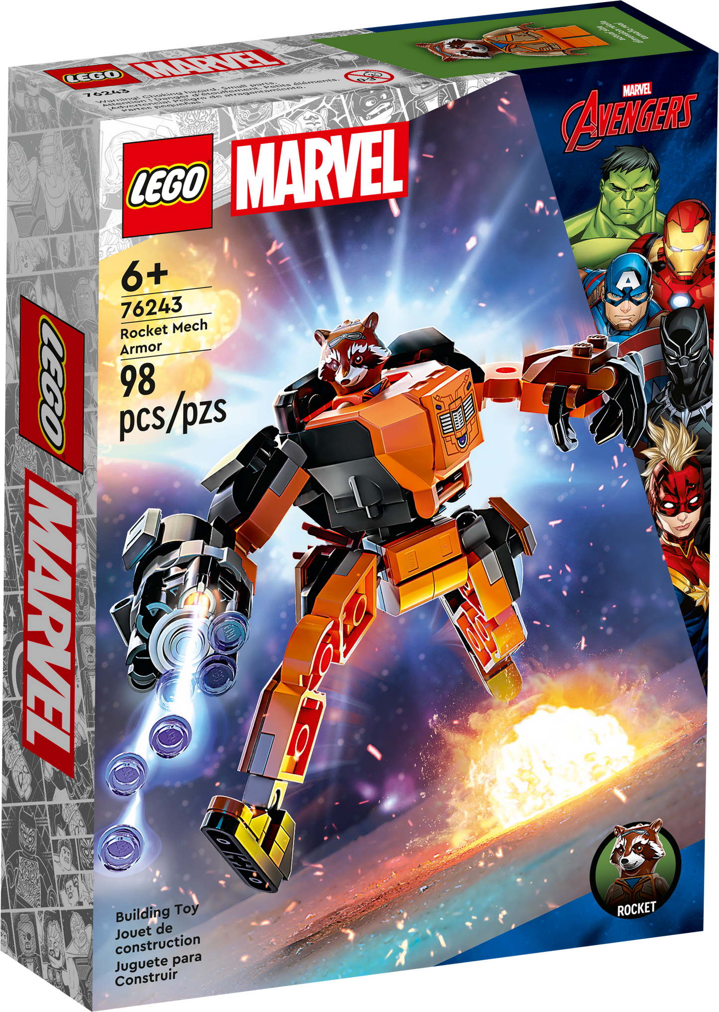 76243 Rocket Mech Armor (Retired) LEGO Marvel