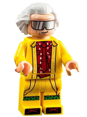 Doc Brown - Long Hair, Yellow Coat (btf002)